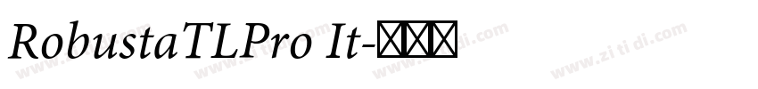RobustaTLPro It字体转换